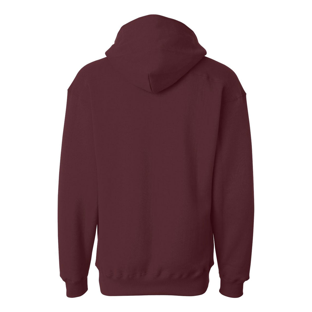 J. America Men's Maroon Sporty Lace Hooded Sweatshirt - A Must - Have for Active Professionals