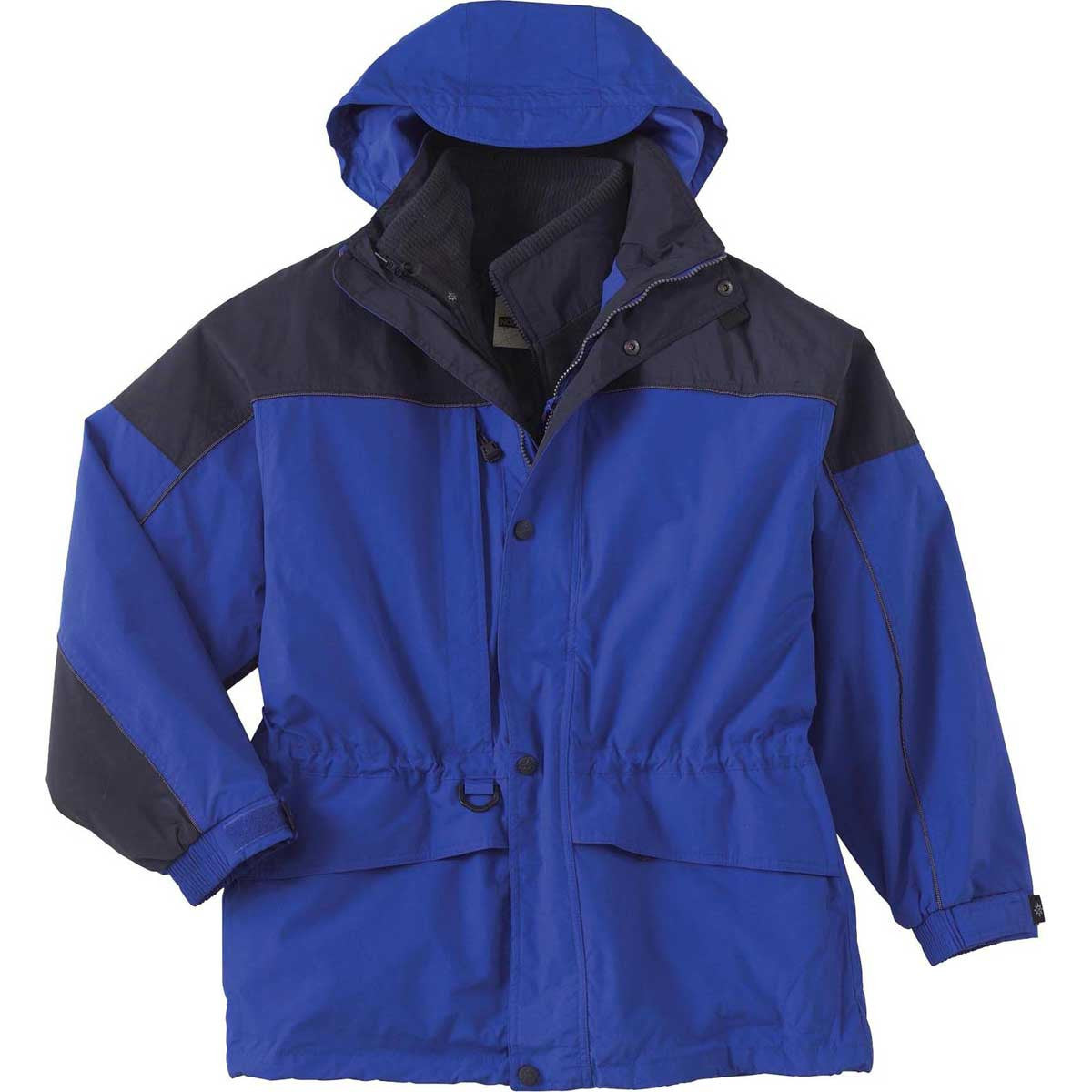 North End Men's Royal Cobalt 3-in-1 Two-Tone Parka: The Ultimate Nighttime Outdoor Essential