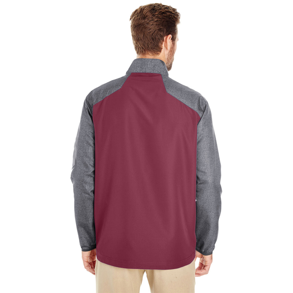 Holloway Men's Striking Carbon Print/Maroon Raider Pullover