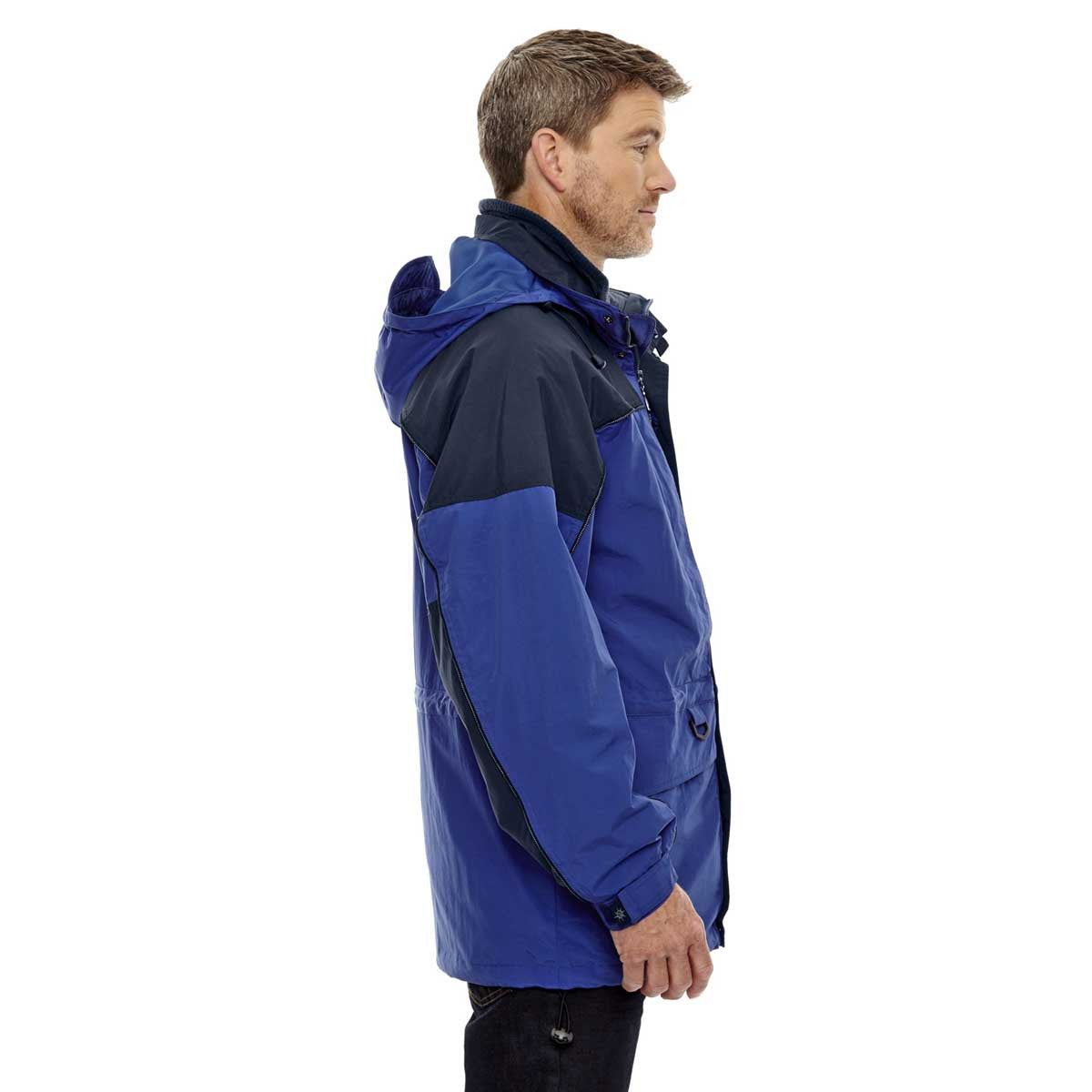 North End Men's Royal Cobalt 3-in-1 Two-Tone Parka: The Ultimate Nighttime Outdoor Essential