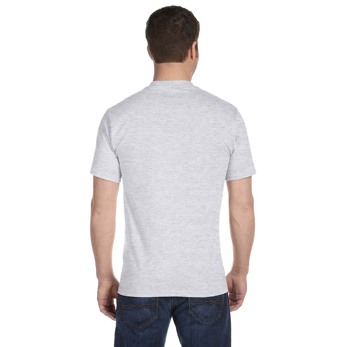 Hanes Men's ComfortSoft Cotton T-Shirt - 5.2 oz Ash