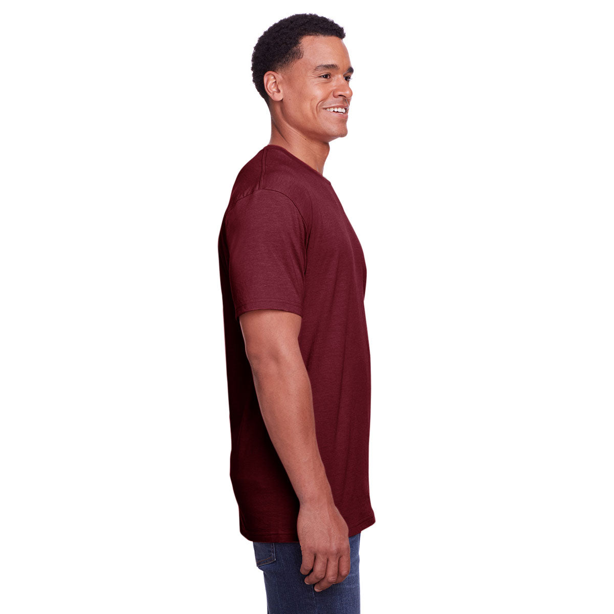 Gildan Men's Maroon Mist Softstyle CVC T-Shirt - The Ultimate Custom Tee!