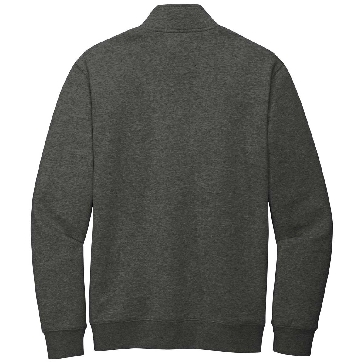 District Men's Charcoal Heathered V.I.T. Fleece Quarter-Zip: A Stylish Essential
