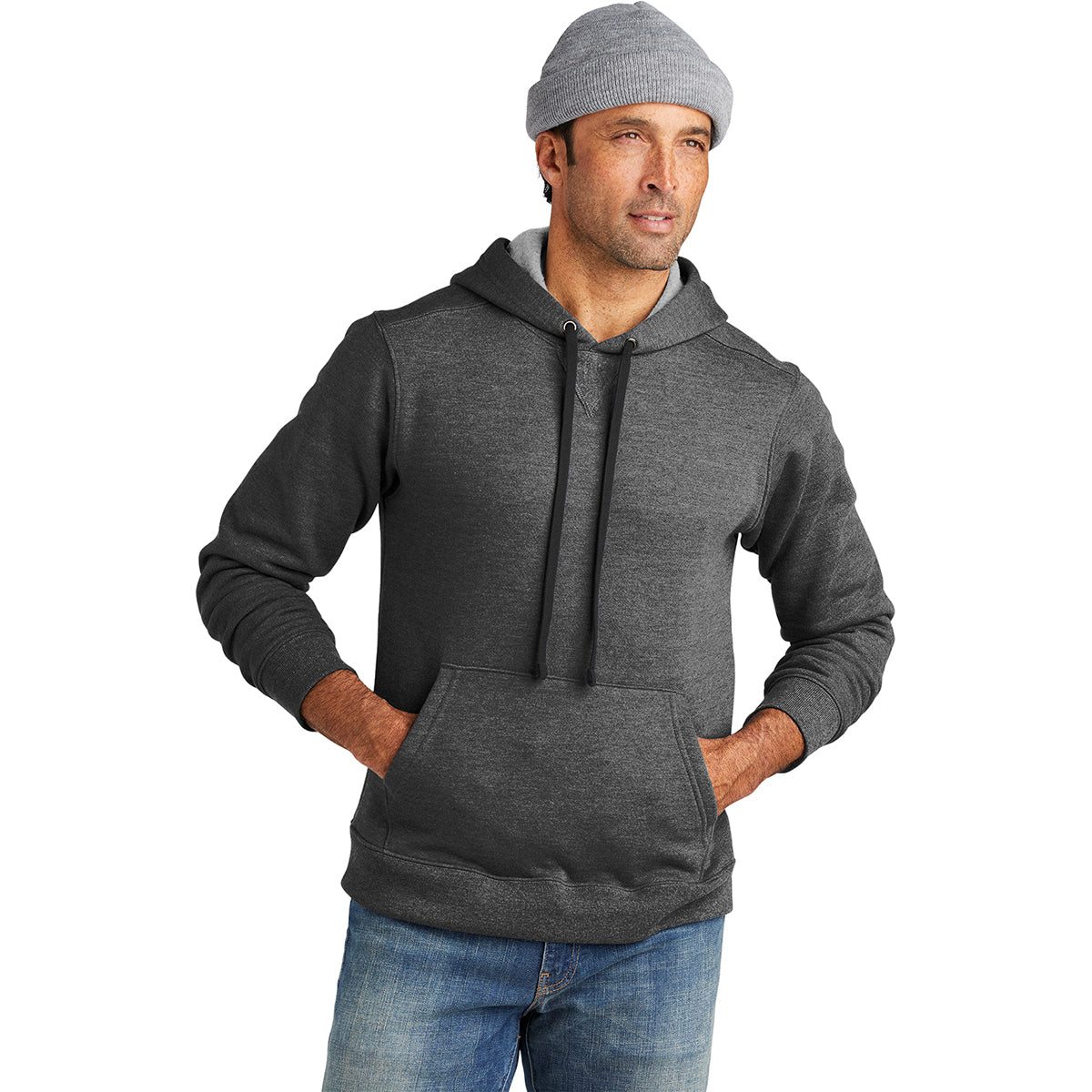 Volunteer Knitwear Men's Charcoal Heather Chore Fleece Hoodie: The Ultimate Work Companion