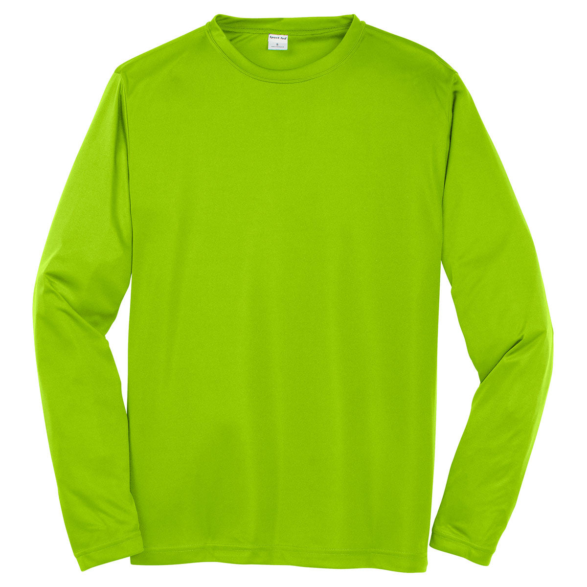 Sport-Tek Men's Lime Shock Long Sleeve PosiCharge Competitor Tee - Unleash Your Style!