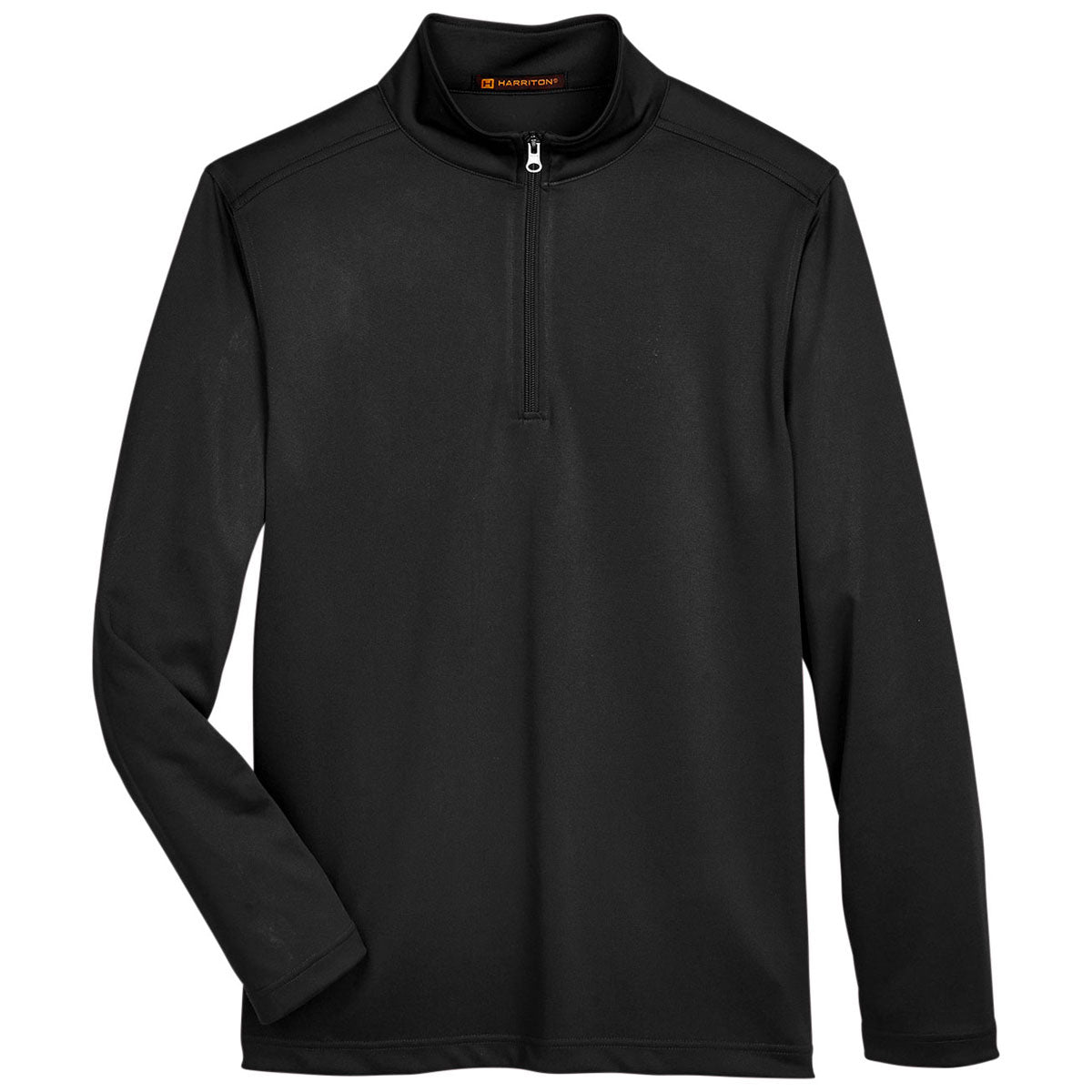 Harriton Men's Black Advantage: The Ultimate Snag - Proof Quarter - Zip