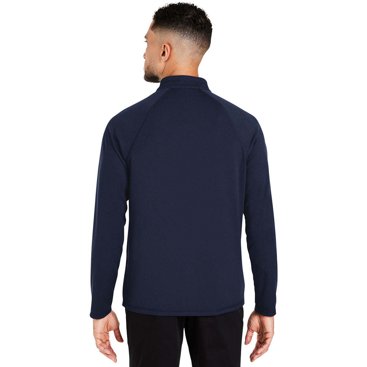 North End Men's Navy Coolcore Quarter - Zip: Classic Revival