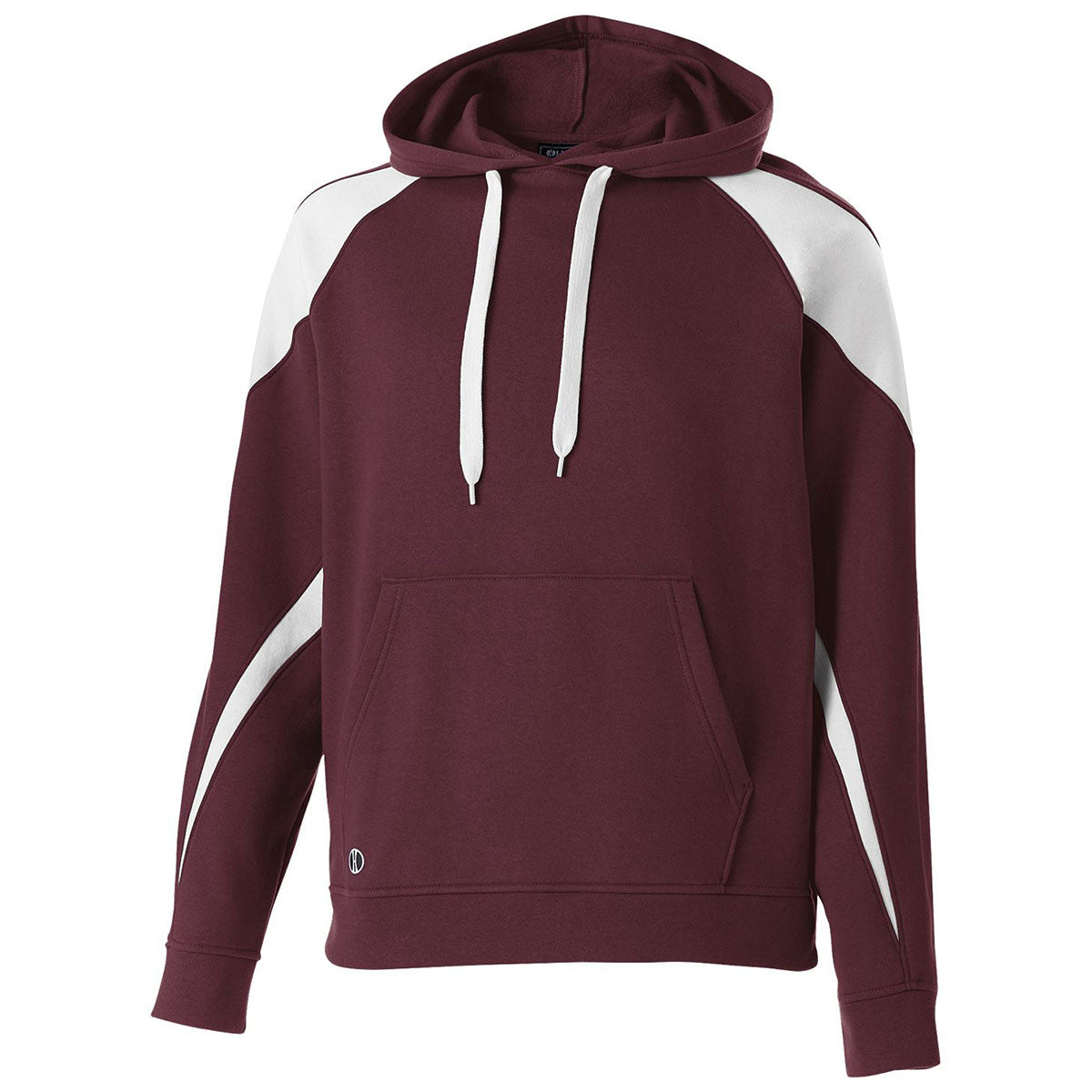 Holloway Men's Stunning Maroon/White Prospect Hoodie