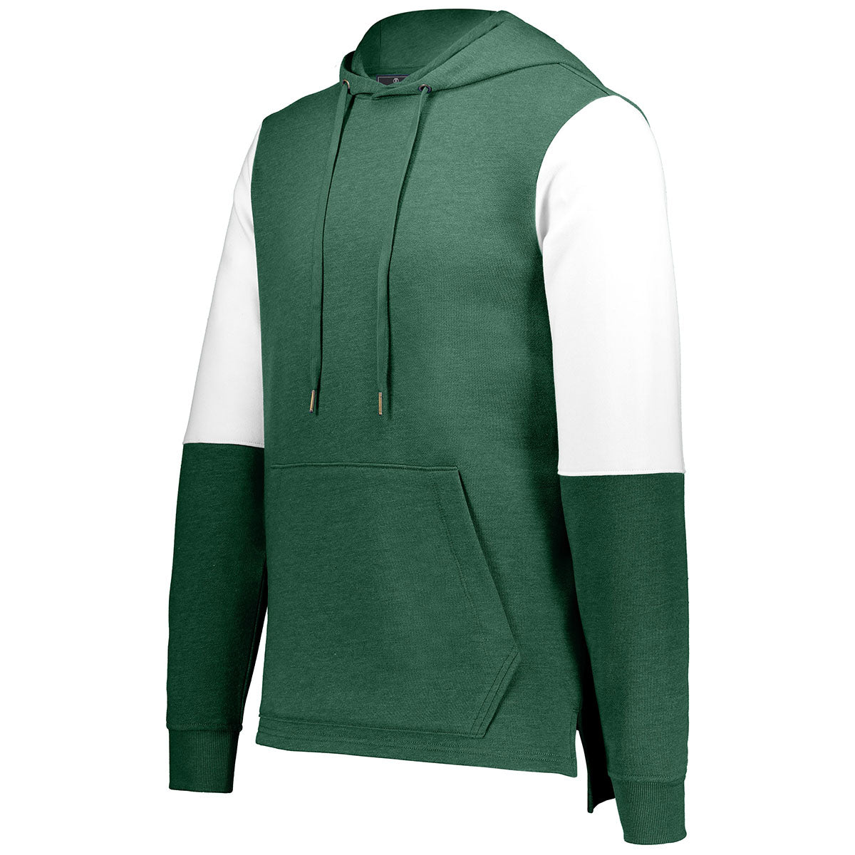 Holloway Men's Stunning Dark Green Heather/White Ivy Leave Team Hoodie