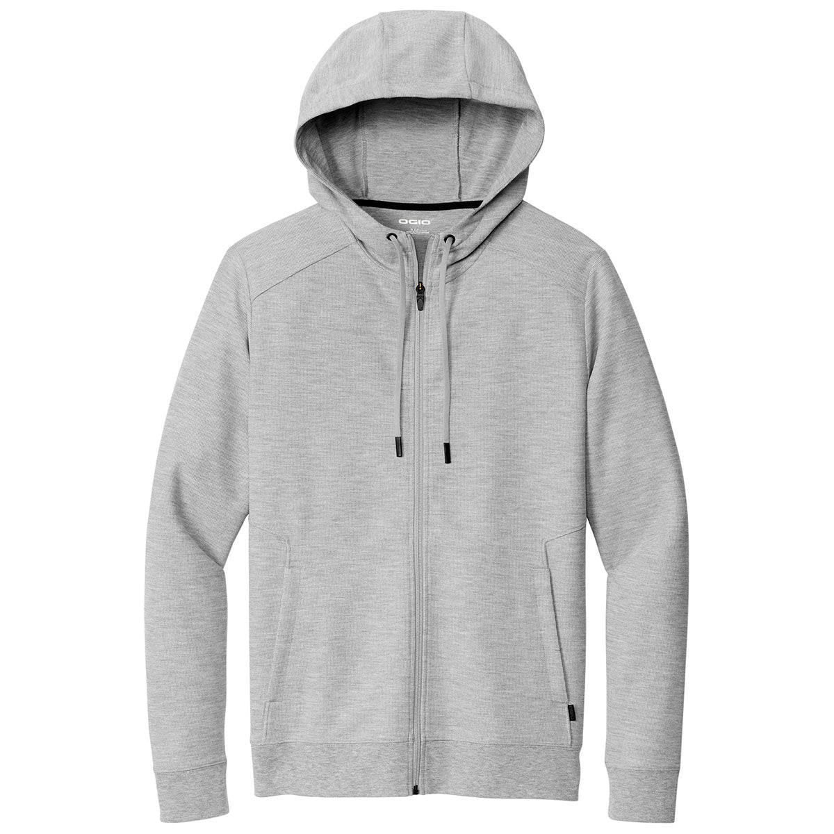 OGIO Men's Light Heather Grey Revive Full-Zip: A Stylish Essential