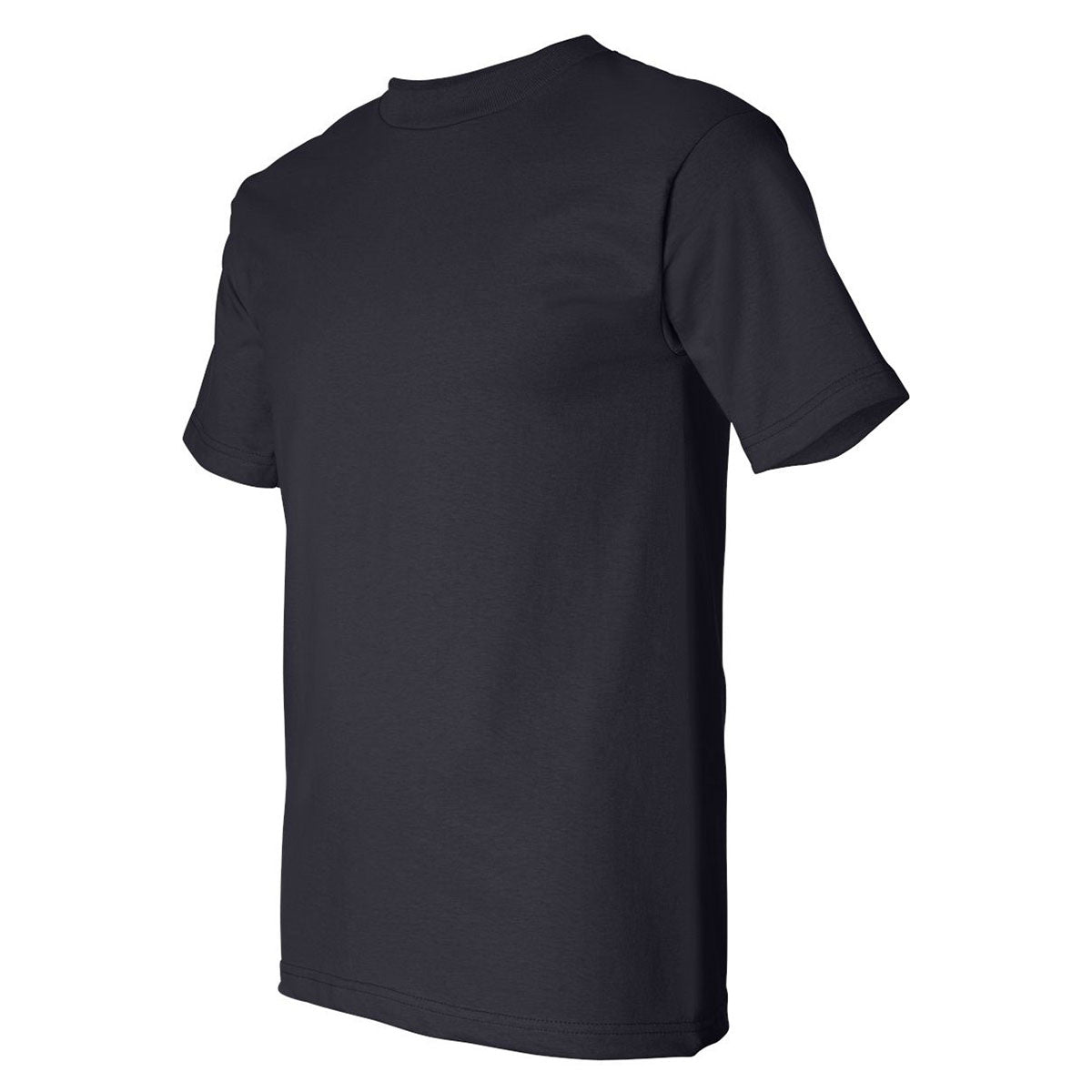 Bayside Men's Navy USA-Made Short Sleeve Custom Logo T-Shirt