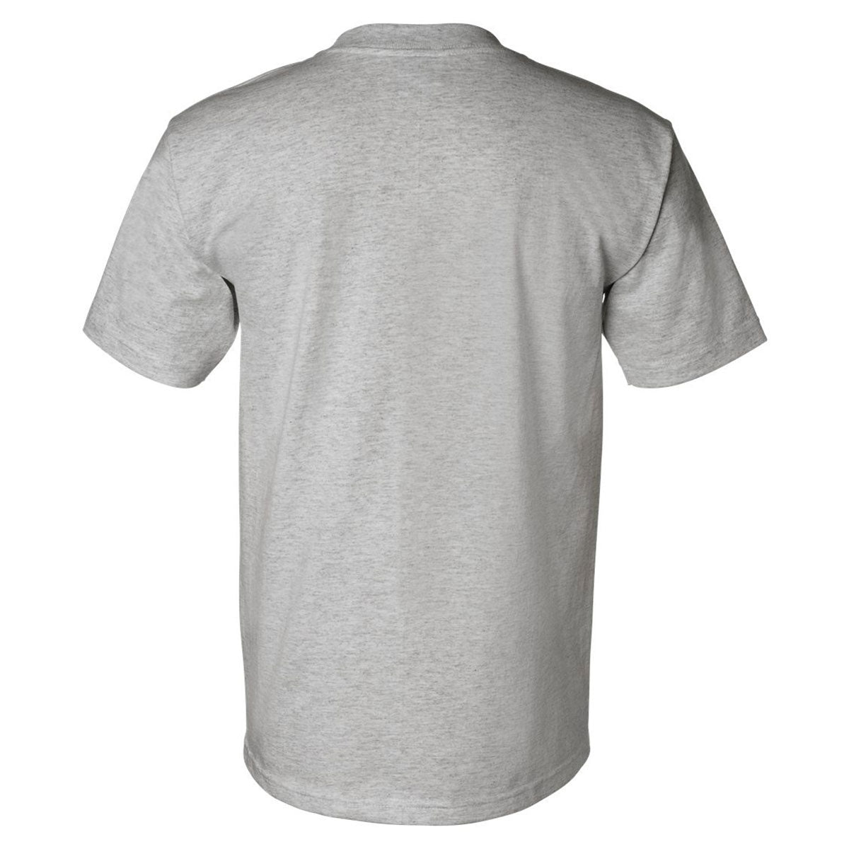 Bayside Men's Dark Ash USA-Made Short Sleeve T-Shirt: Ideal for Company Uniforms
