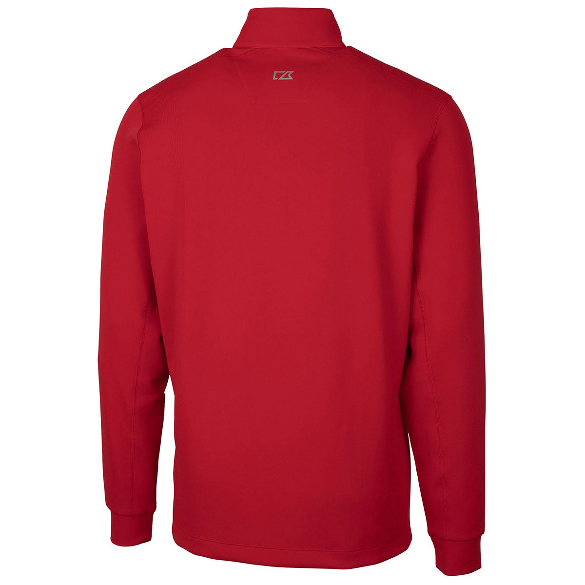 Cutter & Buck Men's Stunning Red DryTec Traverse Half-Zip Jacket
