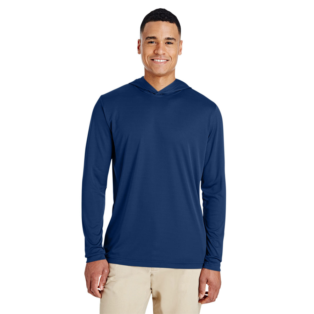 Team 365 Men's Dark Navy Performance Sport Hoodie - Stand Out in Style!
