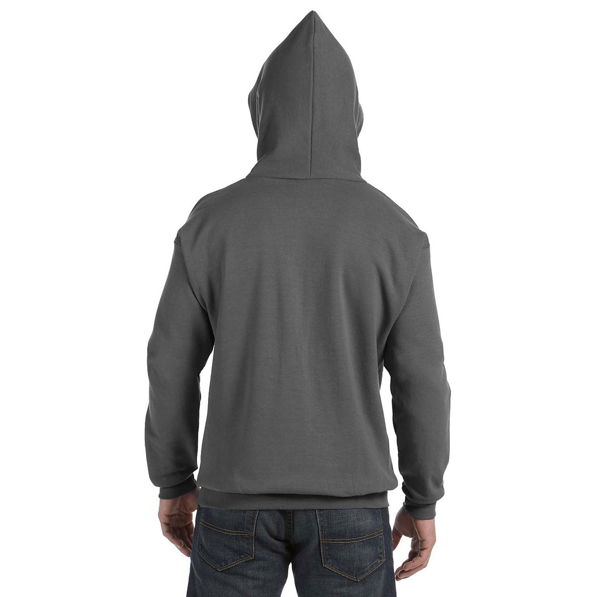 Hanes Men's Stylish Smoke Grey 7.8 oz. EcoSmart 50/50 Pullover Hoodie