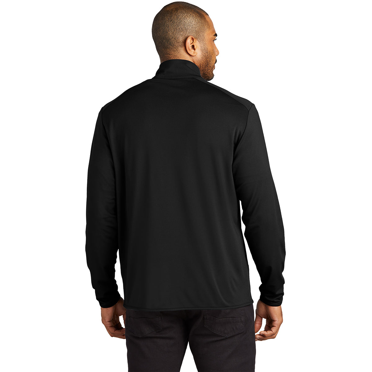 Port Authority Men's Stunning Black Accord Stretch Fleece Full-Zip - Order Now!
