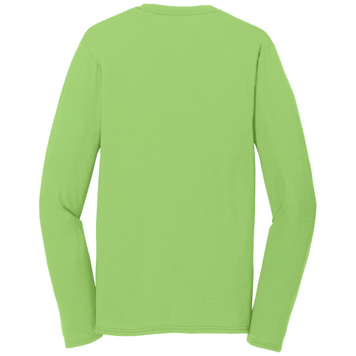 Port & Company Men's Lime Long Sleeve Performance Blend Tee - Unbeatable Comfort!