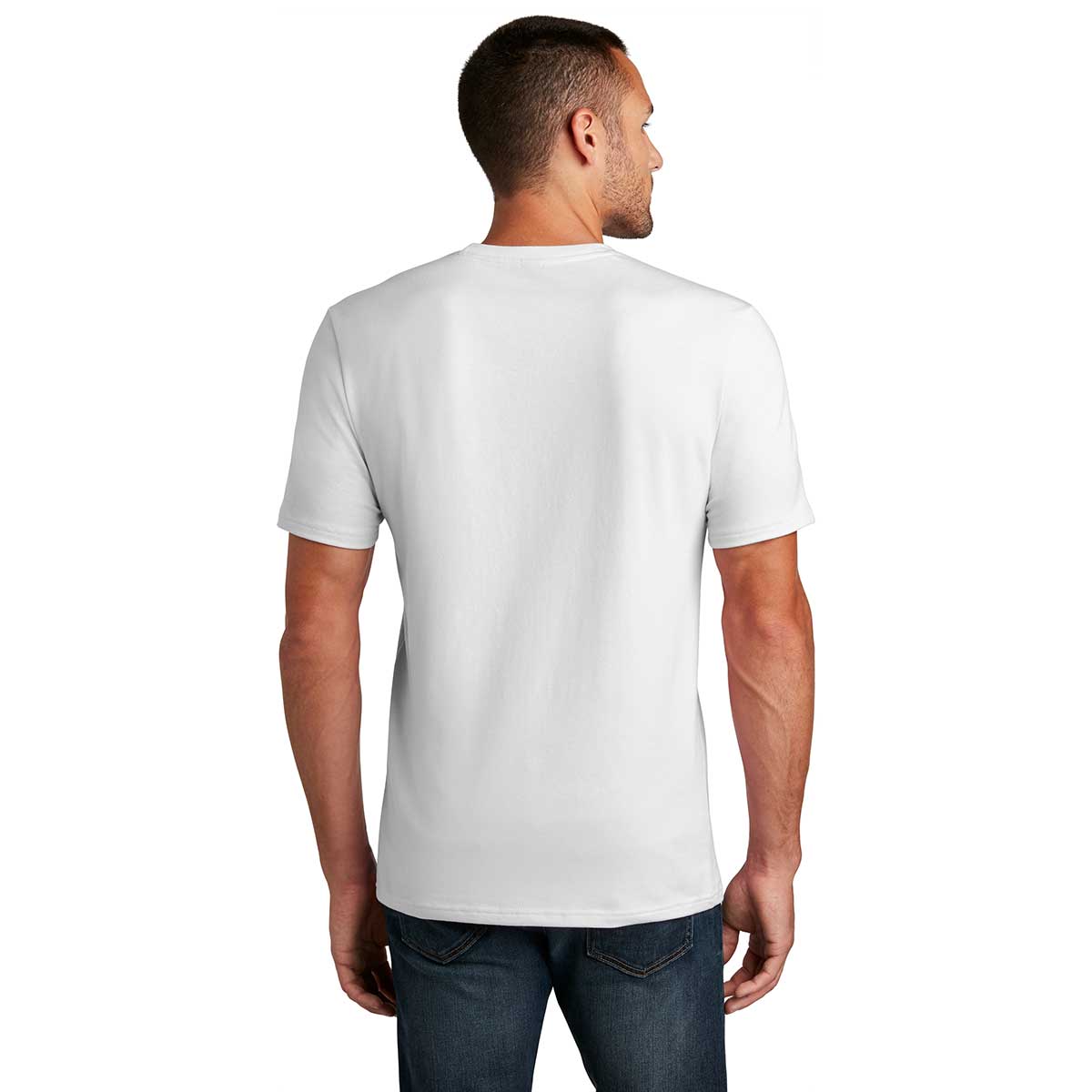 District Men's Stunning White Flex Tee