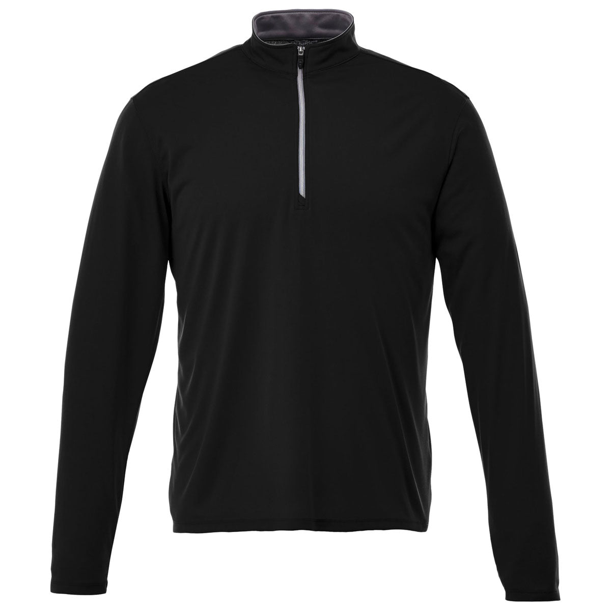 Elevate Men's Black Vega Tech Quarter Zip - The Ultimate Sporty Pullover
