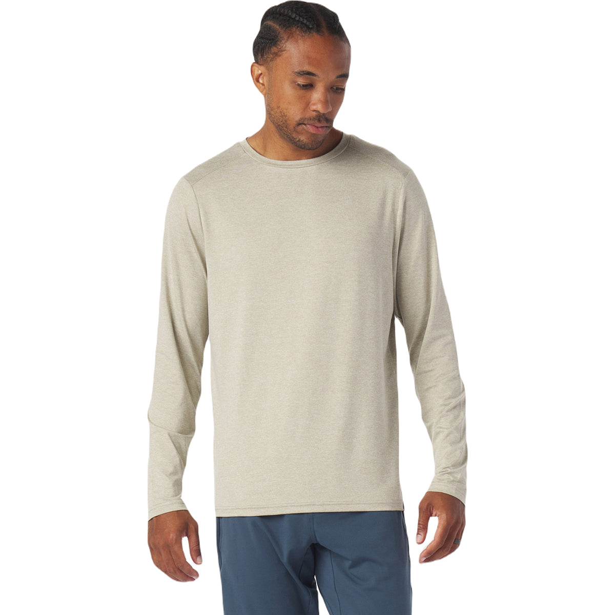 Glyder Men's Stunning Linen Heather Salton Long Sleeve Shirt