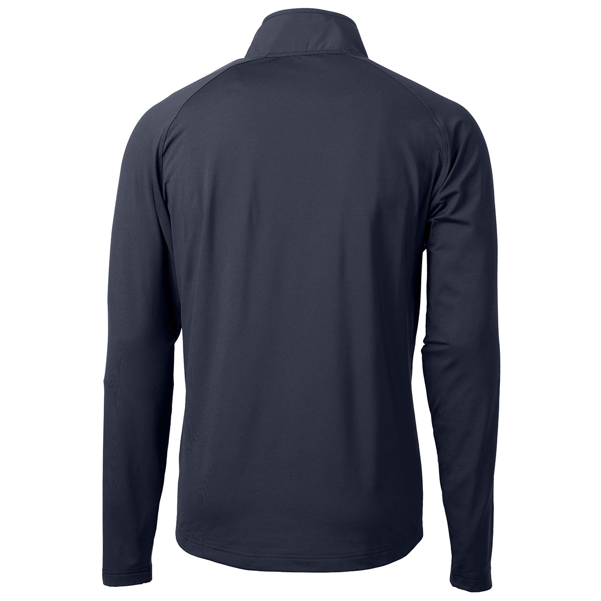 Cutter & Buck Men's Navy Blue Adapt Eco Knit Hybrid Recycled Quarter Zip - Stay Active in Style