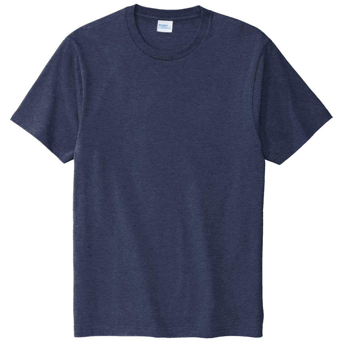 Port & Company Navy Heather Team Bouncer Tee - The Ultimate Screen - Printable Tee