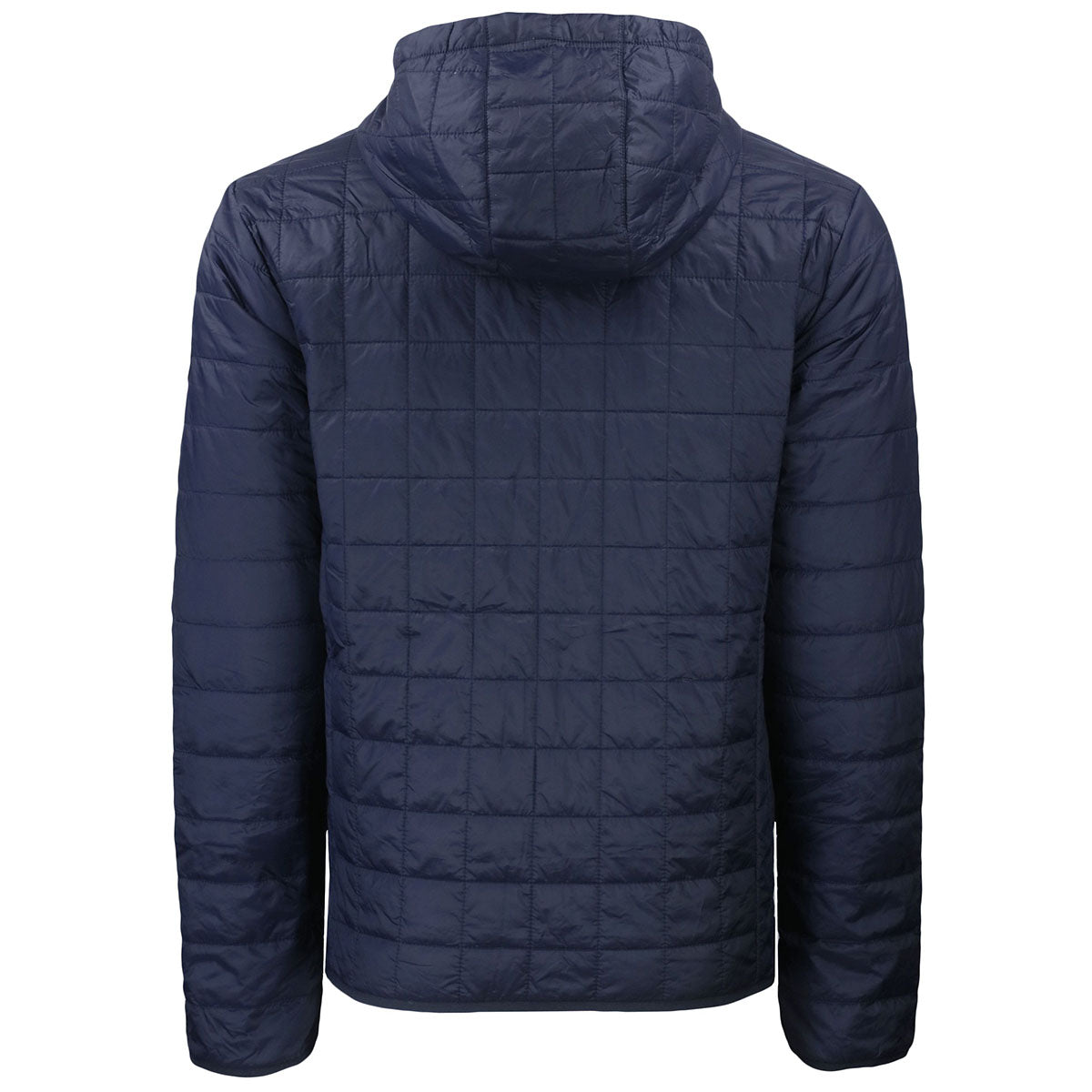 Cutter & Buck Men's Dark Navy Rainier Primaloft Eco Full Zip Hooded Jacket - Your Ultimate Adventure Companion
