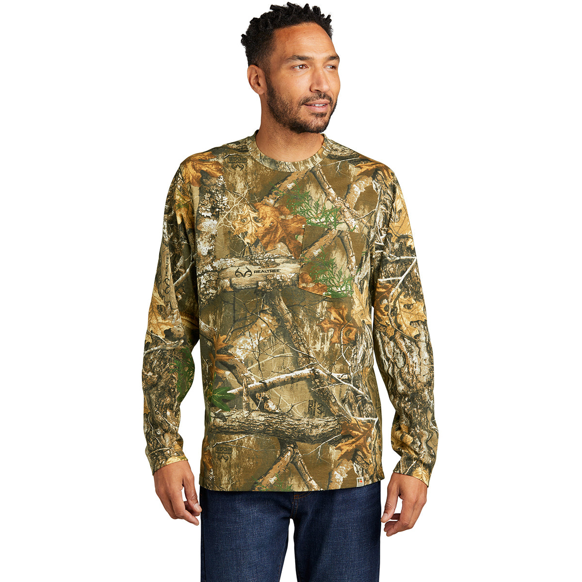 Russell Outdoors Men's Realtree Edge Long Sleeve Pocket Tee: The Ultimate Outdoor Camo Tee