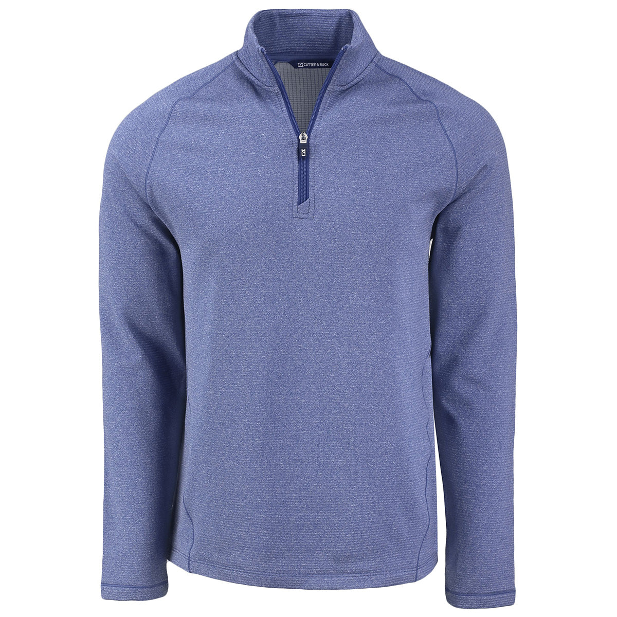 Cutter & Buck Men's Tour Blue Heather Peshastin: The Ultimate Recycled Half Zip Pullover