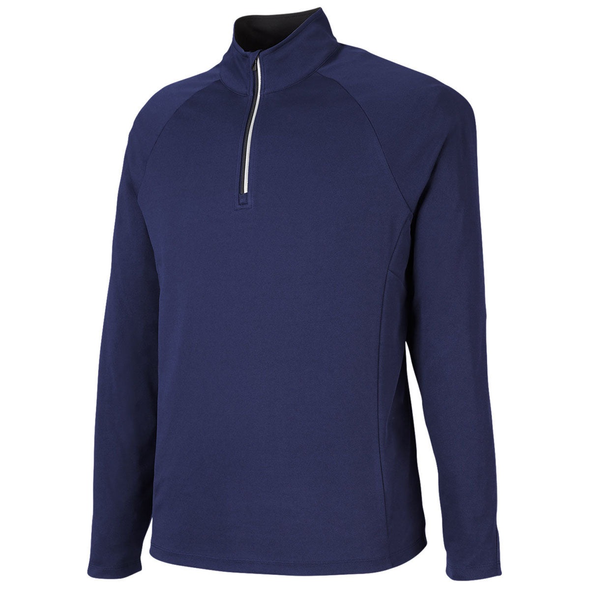Core 365 Men's Navy/Carbon Classic Performance Pique Quarter-Zip: Ideal for Work & Play