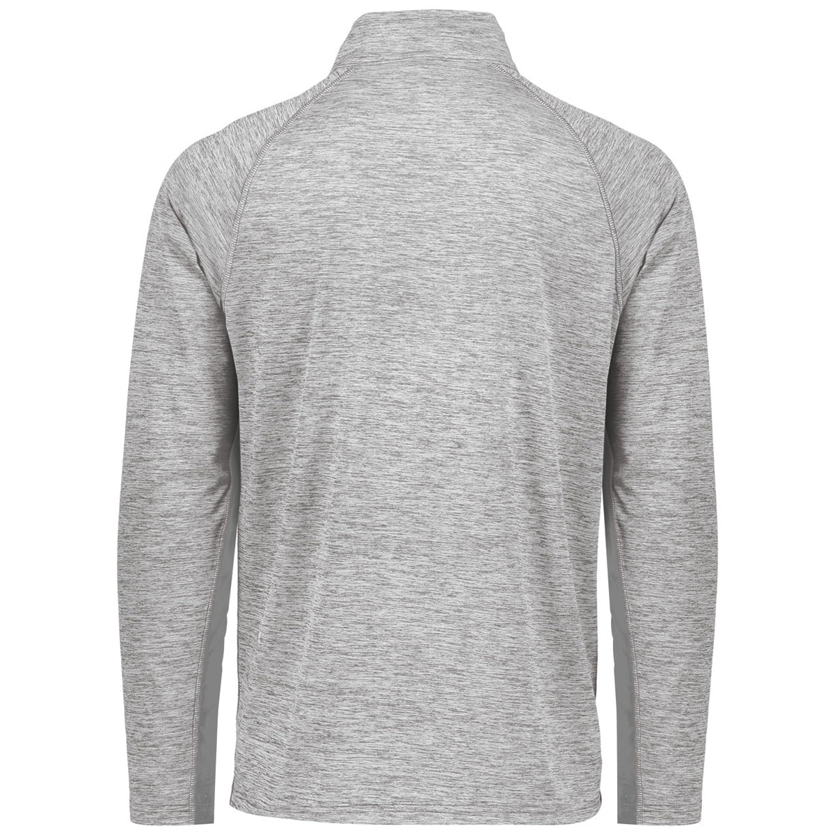 Holloway Men's Electrifying Heather Grey Coolcore 1/2 Zip Athletic Pullover