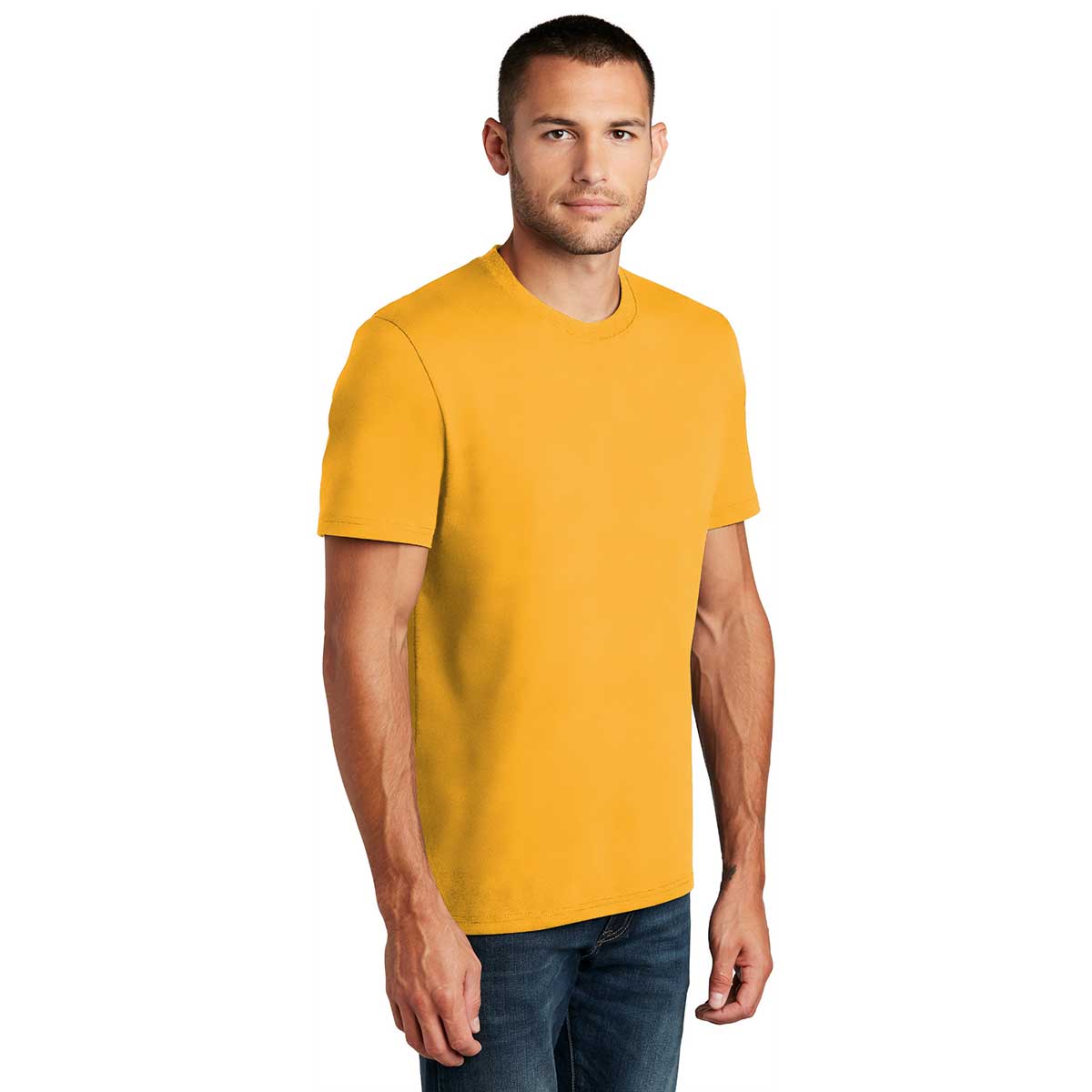 District Men's Stunning Maize Yellow Re-Tee