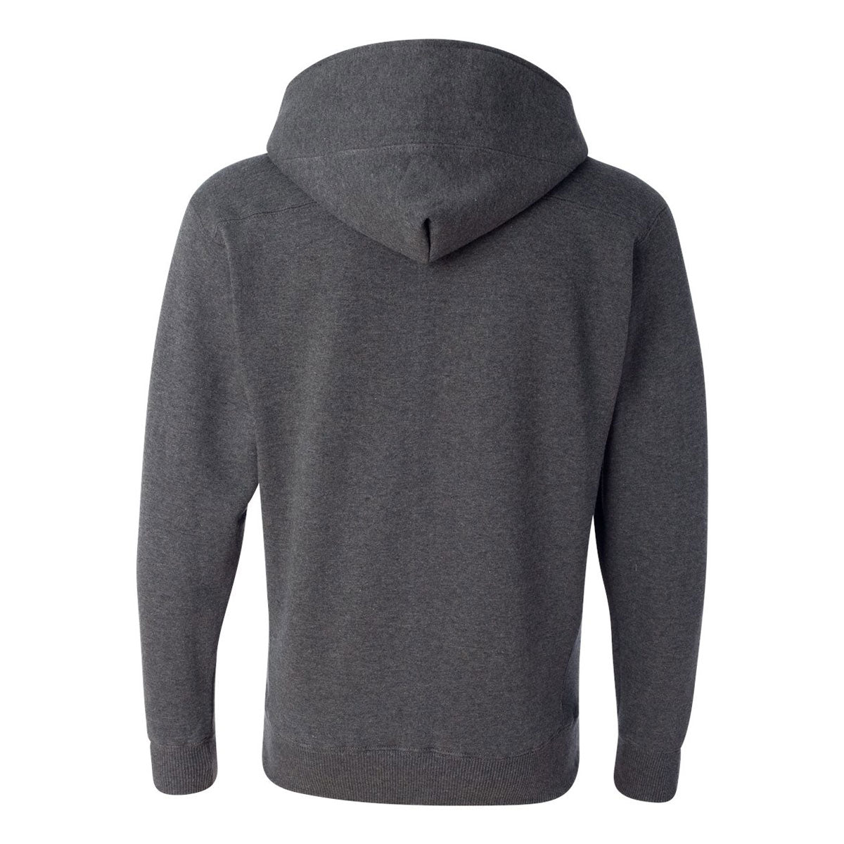 J. America Men's Charcoal Heather Sporty Lace Hooded Sweatshirt - The Ultimate Activewear