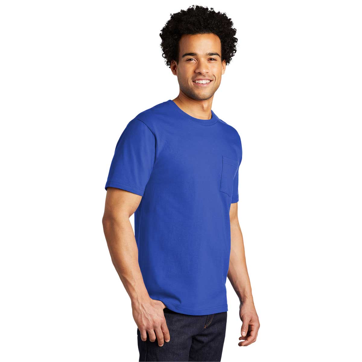 Port & Company True Royal Bouncer Pocket Tee: Your Ultimate Customizable Tee