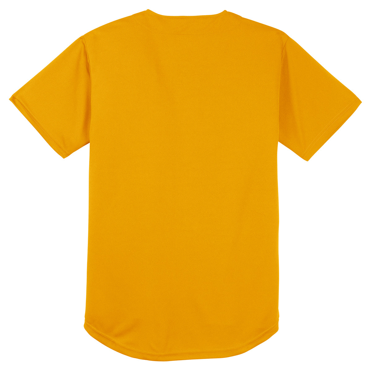 Sport-Tek Men's Stunning Gold PosiCharge Tough Mesh Full-Button Jersey