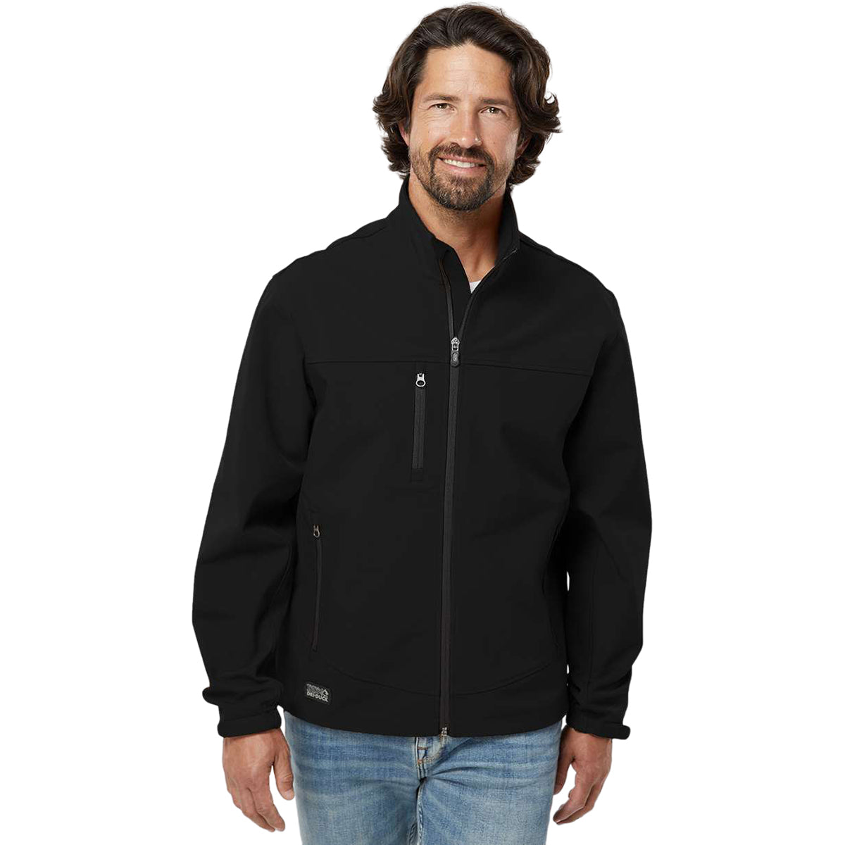 Dri Duck Men's Stylish Black Motion Soft Shell Jacket