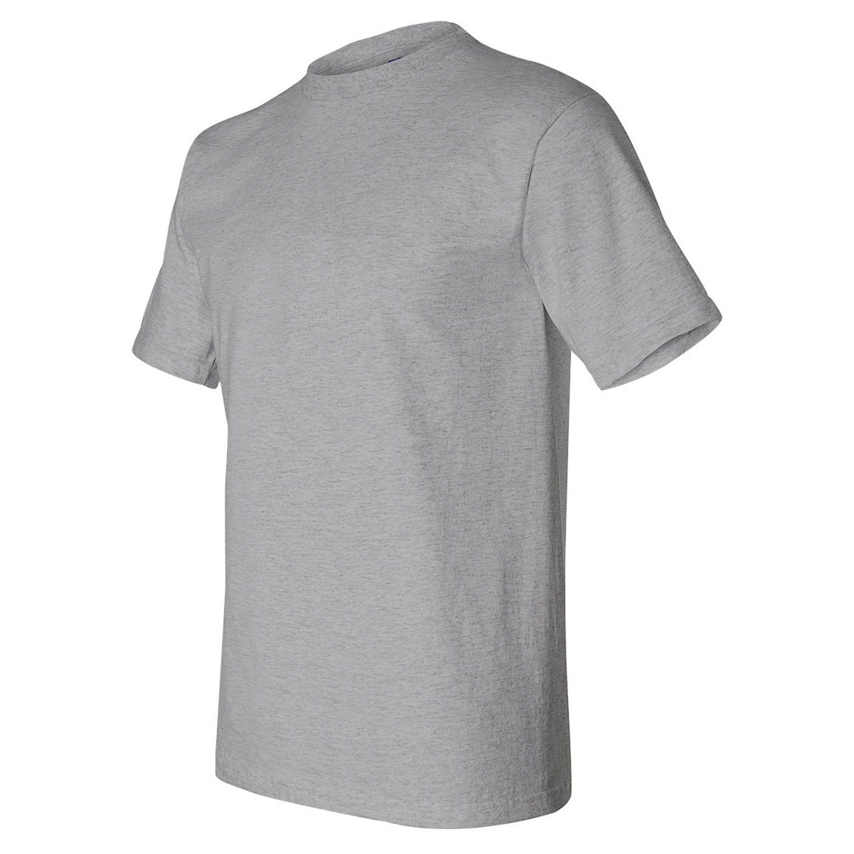 Bayside Men's Dark Ash Union-Made Short Sleeve T-Shirt: The Ideal Customizable Tee