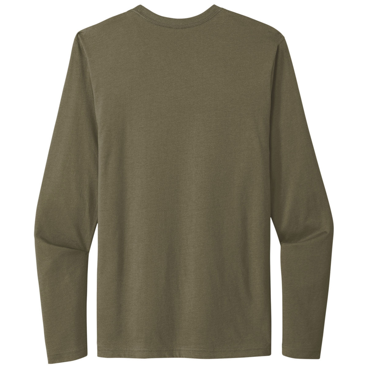 Next Level Men's Military Green Cotton Long Sleeve Tee: A Stylish and Functional Choice