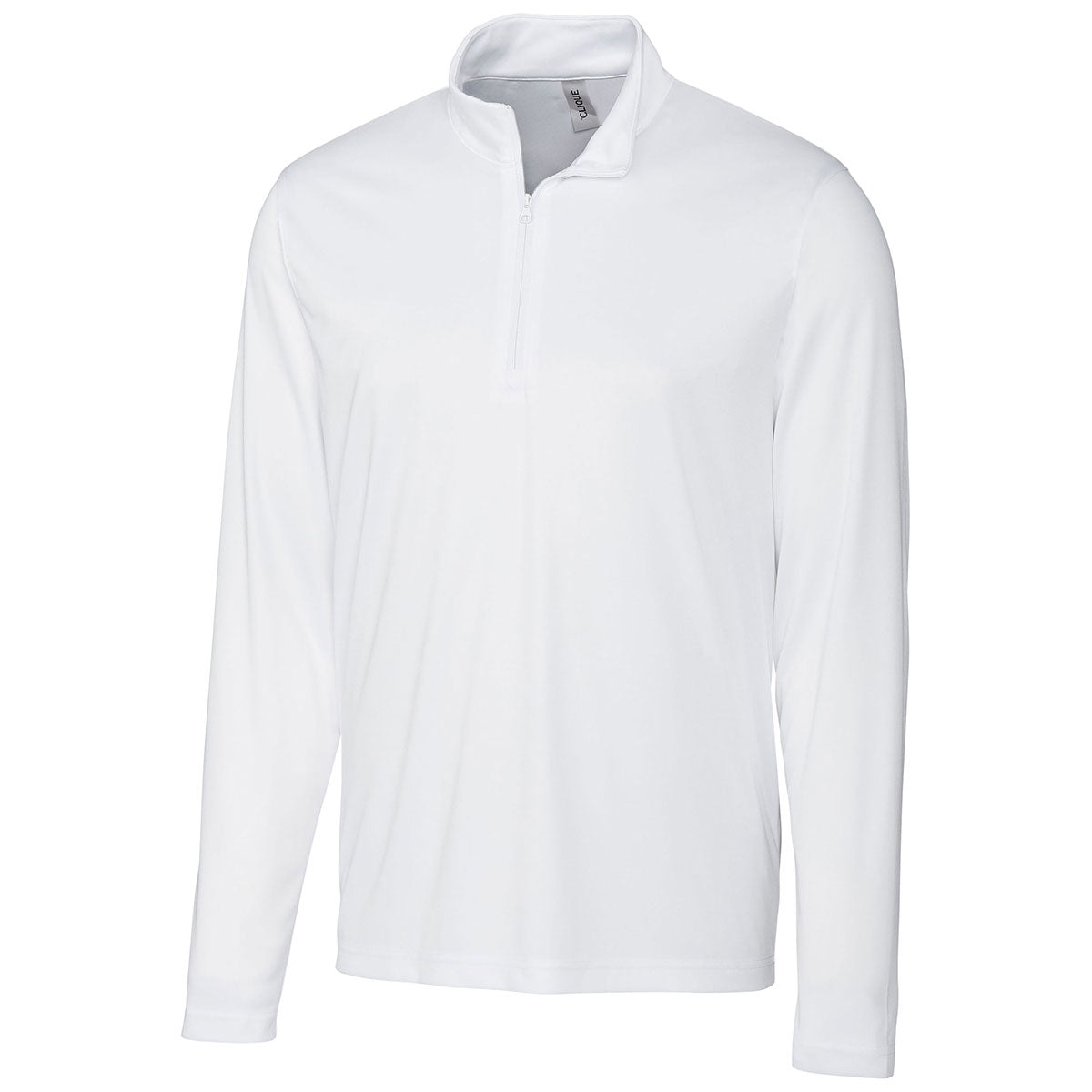 Clique Men's Stylish White Spin Half Zip Shirt