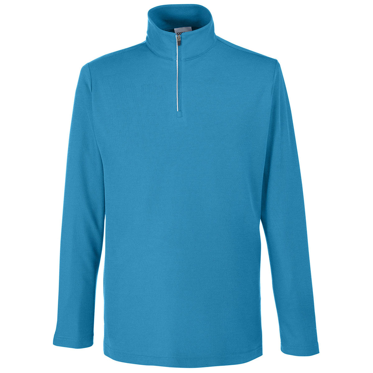 Core 365 Men's Stunning Electric Blue Fusion ChromaSoft Pique Quarter-Zip - A Must-Have!