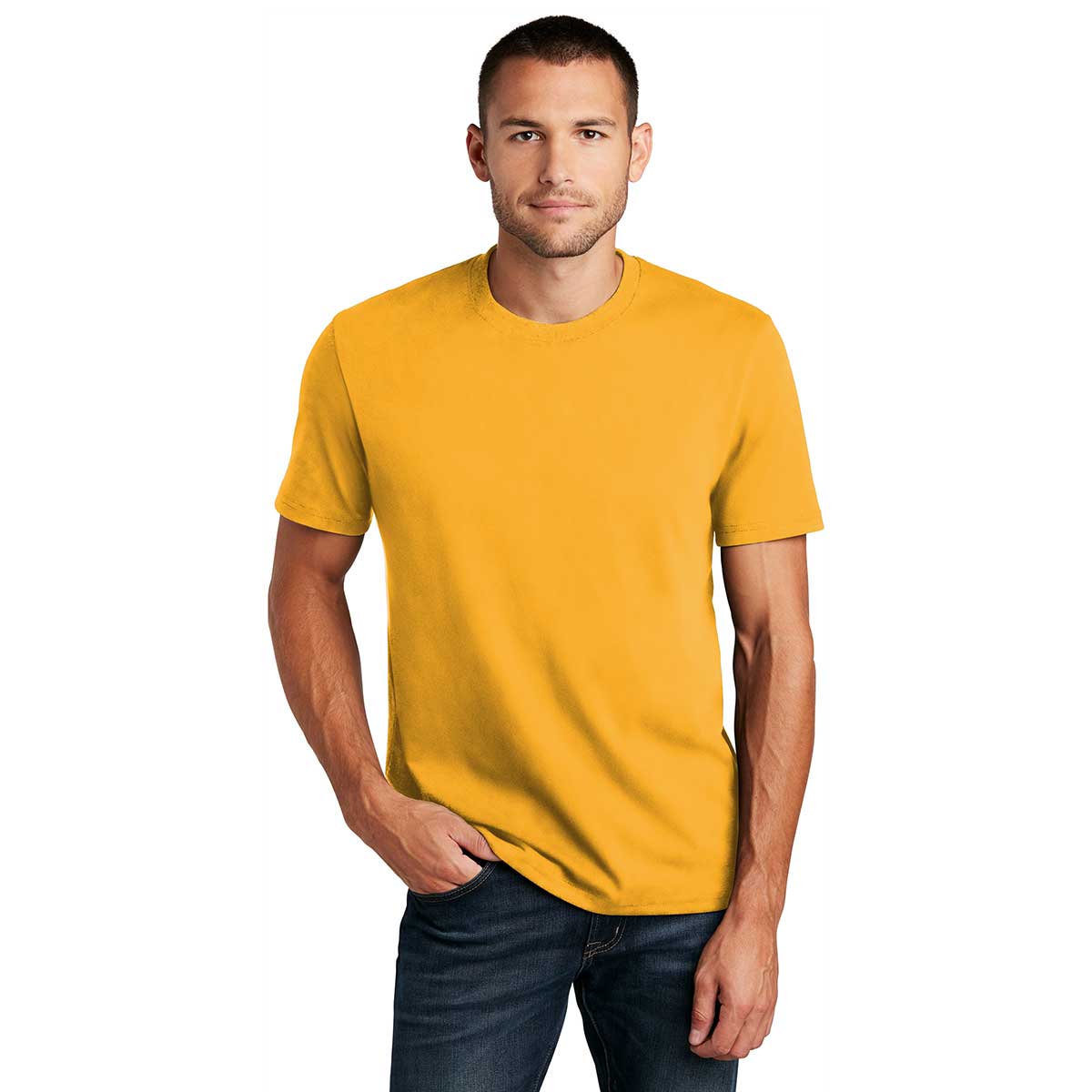 District Men's Stunning Maize Yellow Re-Tee
