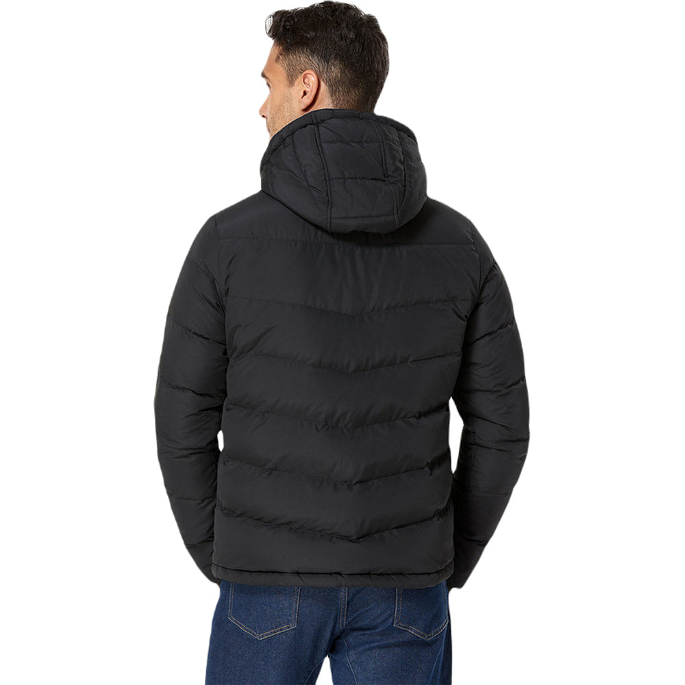 Ororo Men's Stylish Black Heated Down Jacket - Ideal for Corporate Giveaways