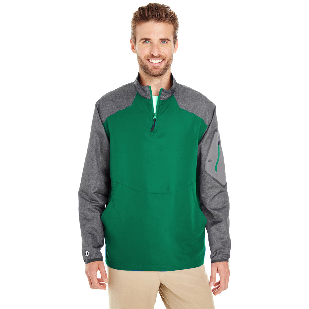 Holloway Men's Carbon Print/Forest Raider Super Pullover