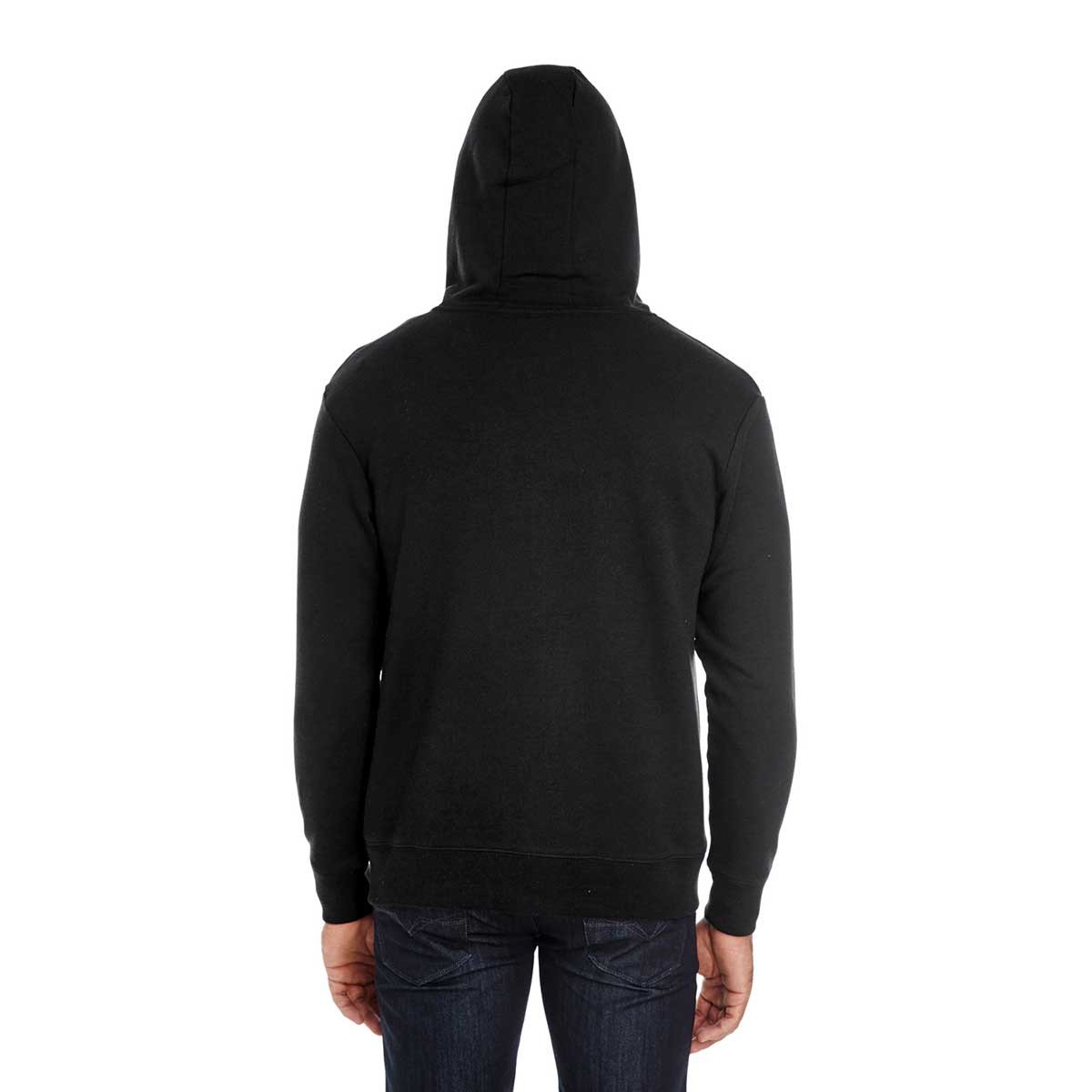 Threadfast Unisex Black Triblend French Terry Full-Zip Jacket - The Ultimate All-Purpose Apparel