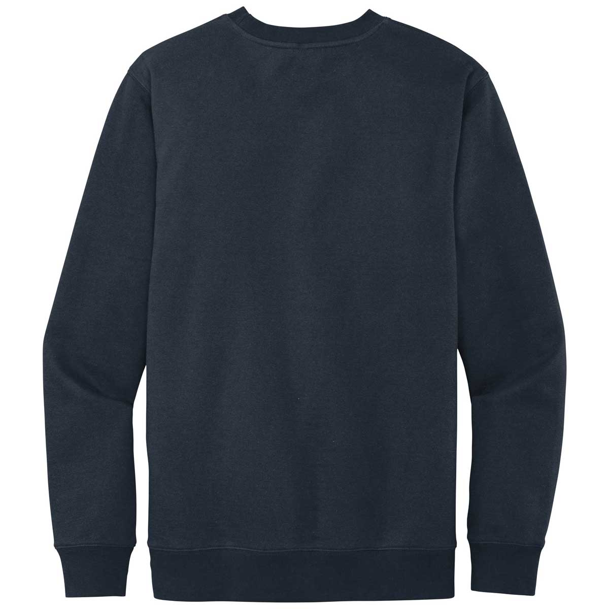 District Men's Stylish Navy V.I.T. Fleece Crew