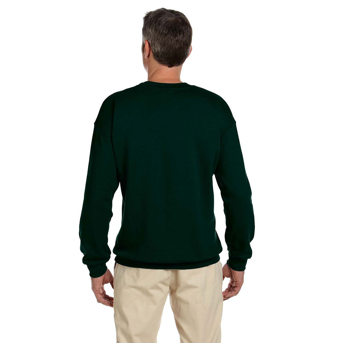 Hanes Men's Deep Forest 9.7 oz. Ultimate Comfort 90/10 Fleece Crew