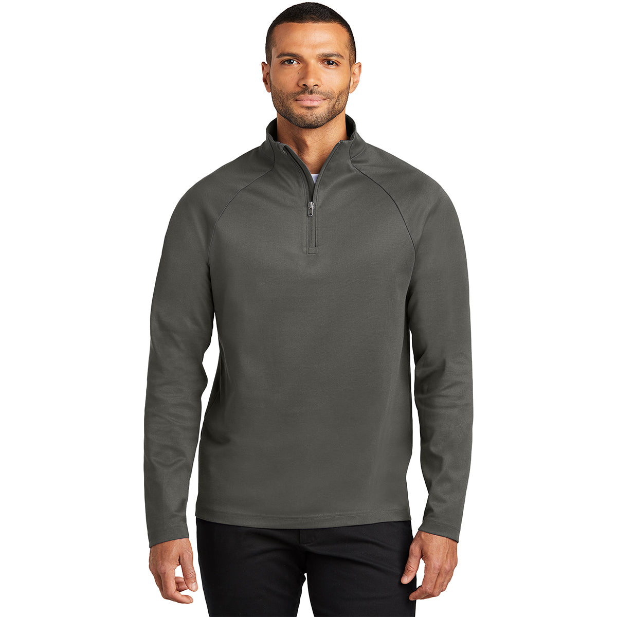 Port Authority Men's Grey Steel C-FREE Cypress 1/4 Zip - The Ultimate Activewear