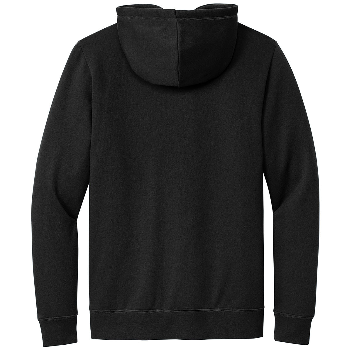 New Era Men's Black Comeback Fleece Pullover Hoodie - Customizable & Comfortable