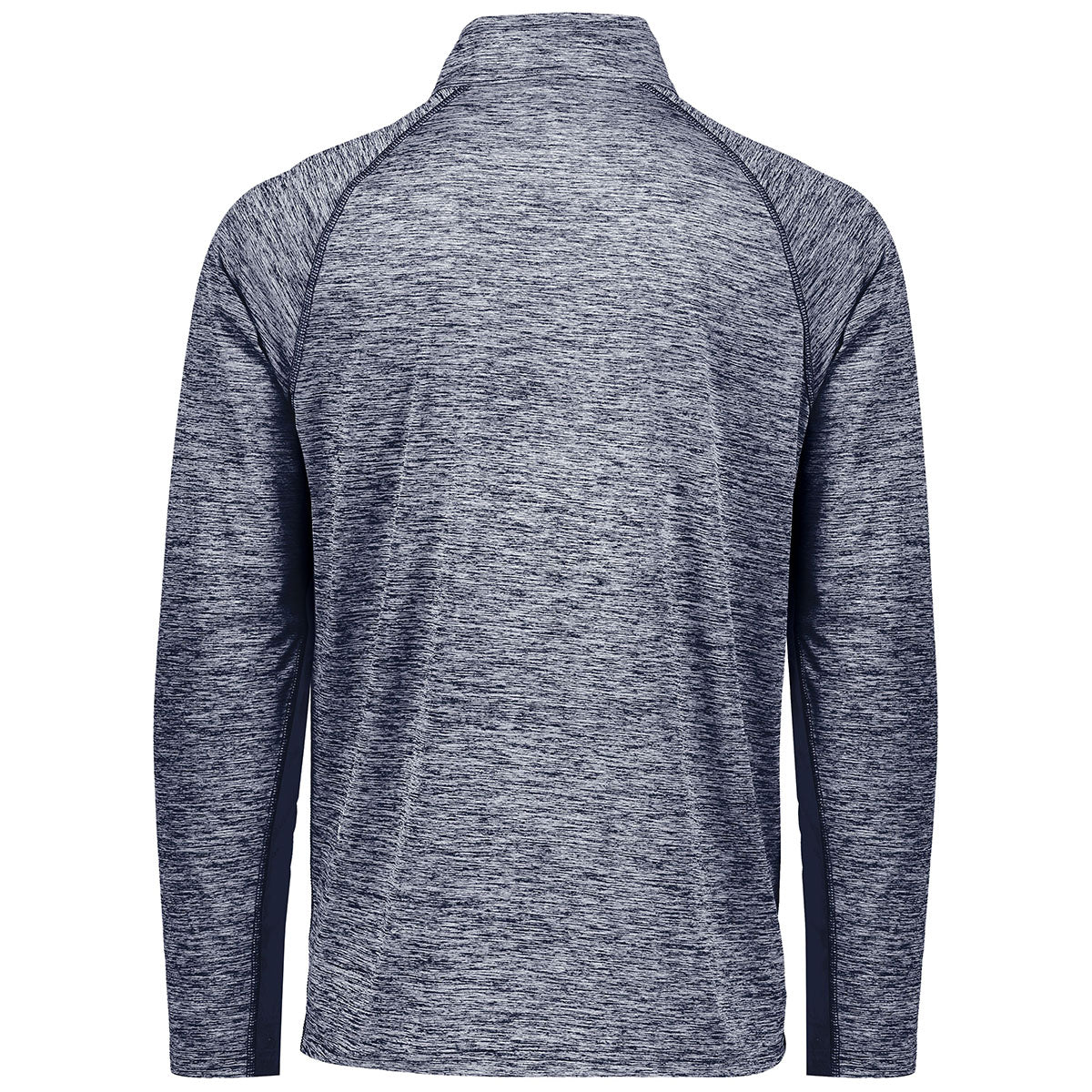 Holloway Men's Navy Heather Electrify Coolcore 1/2 Zip Pullover - Ideal for Corporate Events