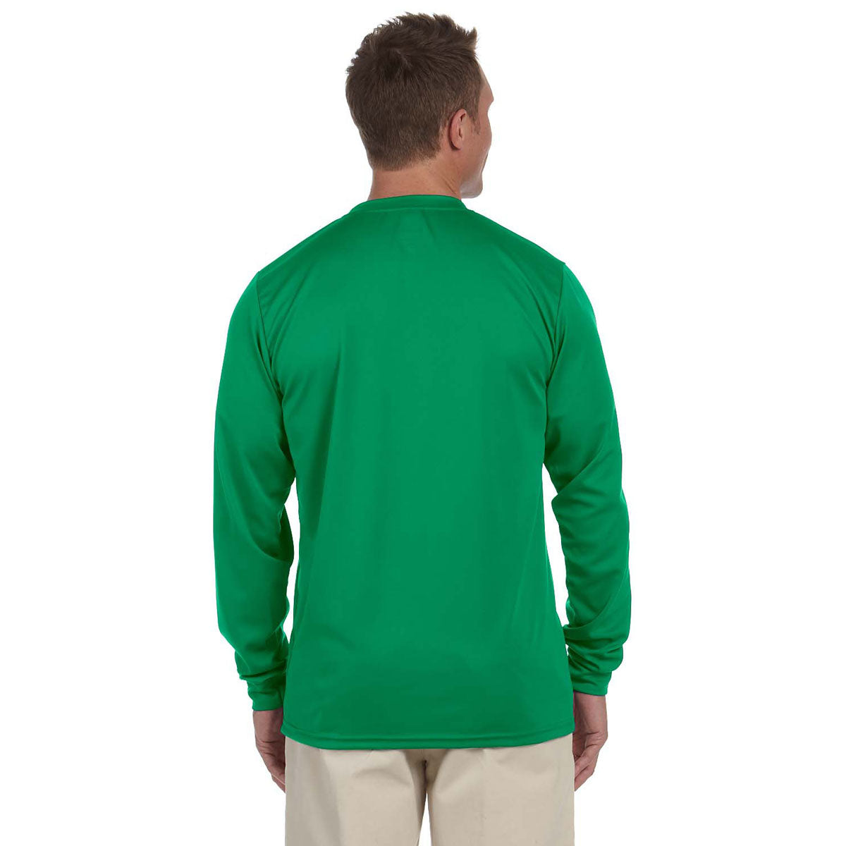 Augusta Sportswear Men's Stylish Kelly Wicking Long-Sleeve T-Shirt
